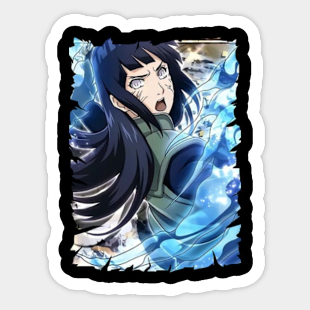 HINATA HYUGA MERCH VTG Sticker by funnymushroomz